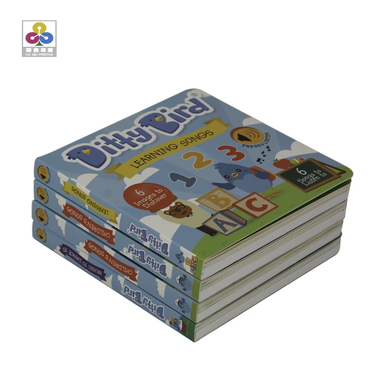 Custom Digital Printing Kids Sound Book Book Printing