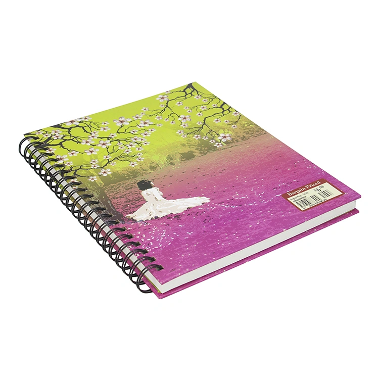 oem hardcover spiral notebook journal supplier