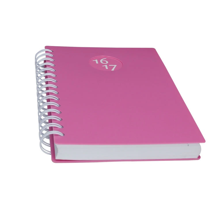 Custom Personalized Spiral Binding School Students A5 Size Plastic Cover Notebook Printing