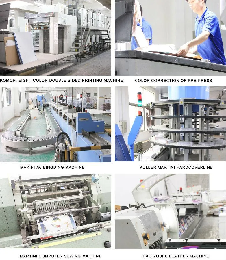 corporate printed notebooks production machines