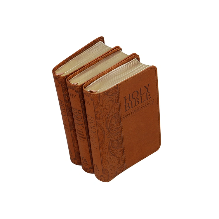 mini pocket leather holy bible cover