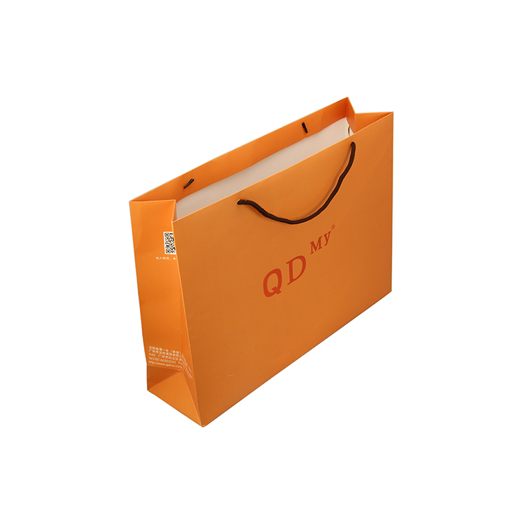 Custom Colorful Foldable Shopping Paper Bags With Logo Print
