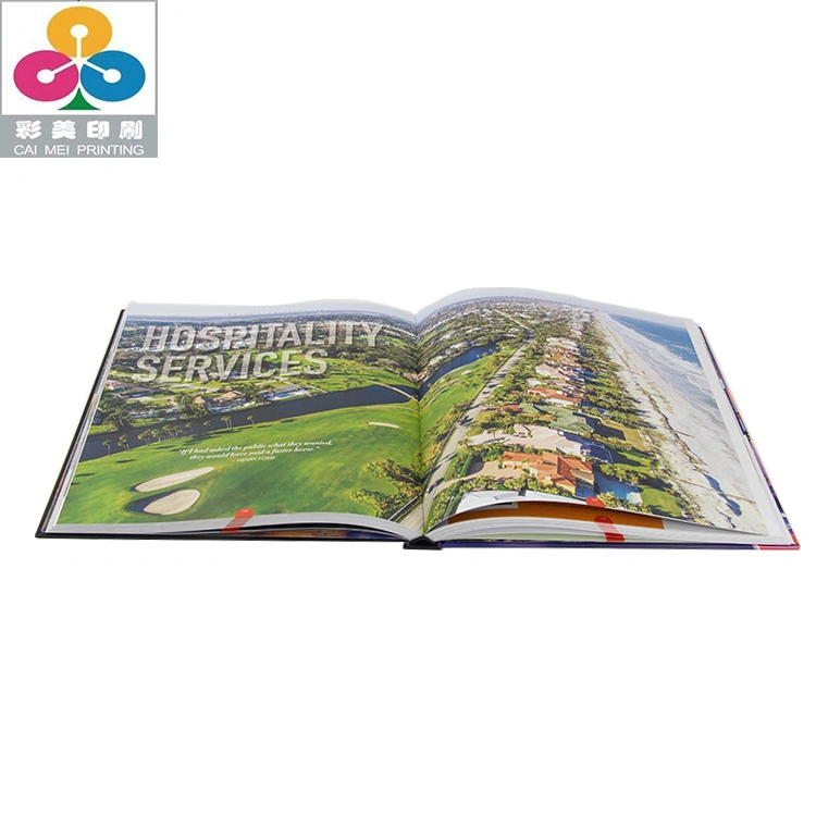 Custom Glossy Cover Coffee Table Book Luxury Printing Service