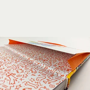 Custom Print Elastic Band A5 Hardcover Notebook Journal, Pocket Folder