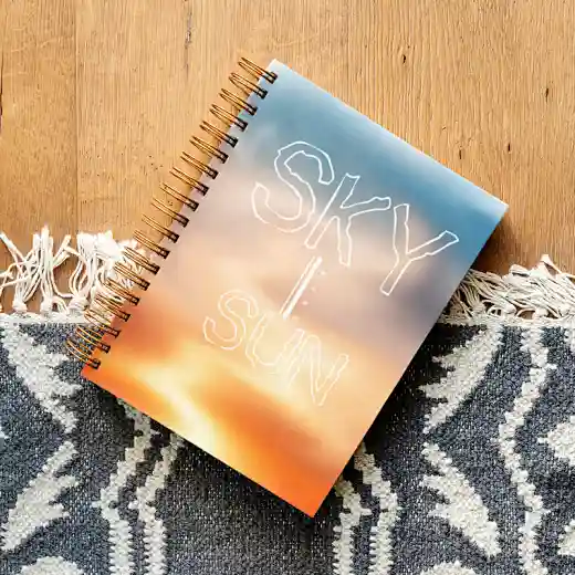 high quality spiral ring notebook