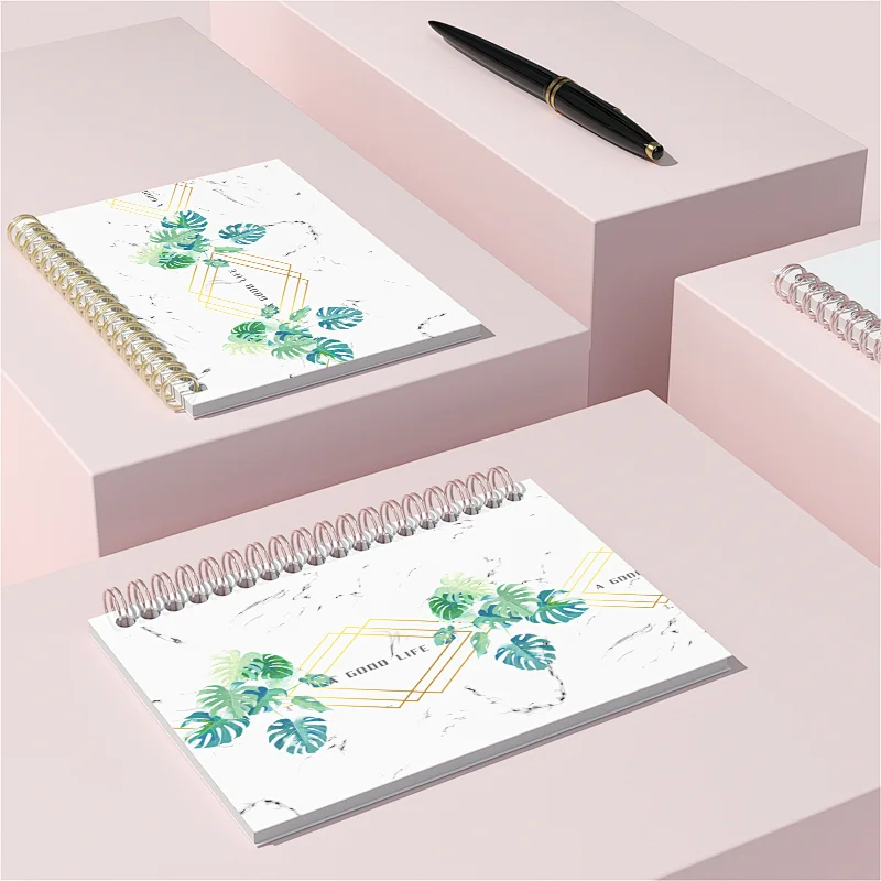 Customized High Quality Office Stationery Colorful A5 Spiral Notebook Hardcover
