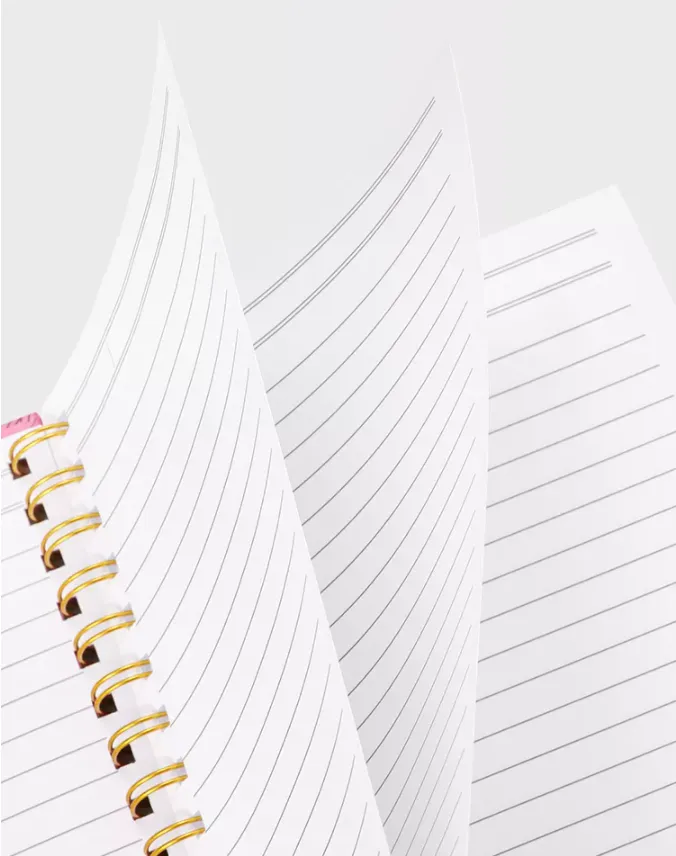 custom spiral wire notebook printing