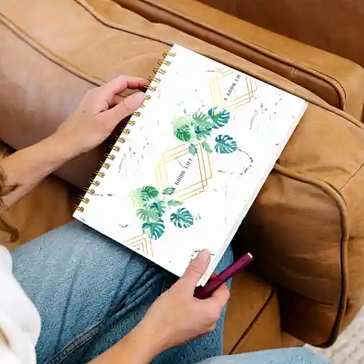 colorful spiral notebooks printing