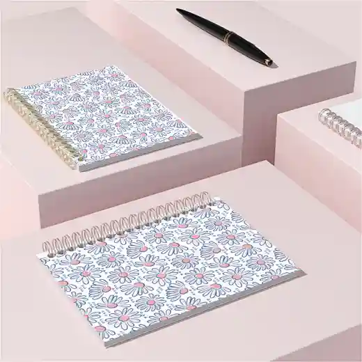 wholesale floral spiral notebook