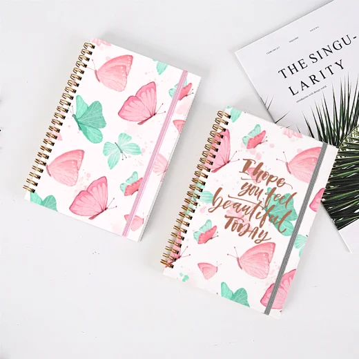 a5 spiral bound notebook printing