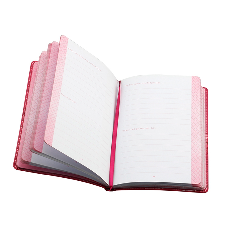 oem pu cover notebook printing