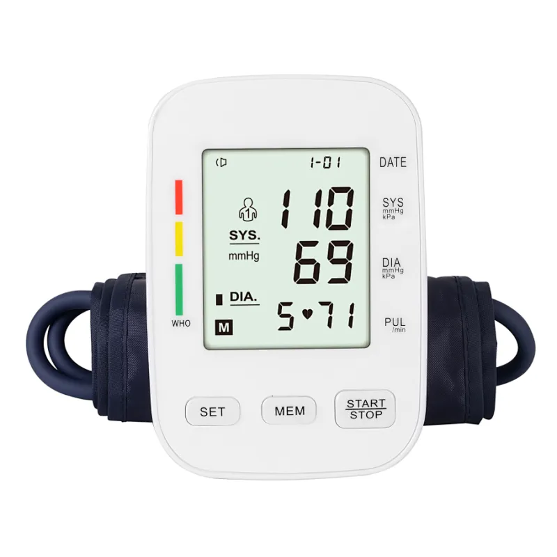 Automatic Digital Blood Pressure Monitor sphygmomanometer Tonometer tensiometer Heart Rate Pulse Meter BP Monitor