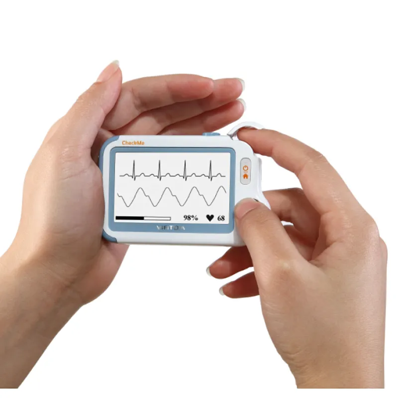 Checkme Pro Home Use Clinic Doctor Handheld Monitor ECG/EKG Holter Machine EKG Monitor