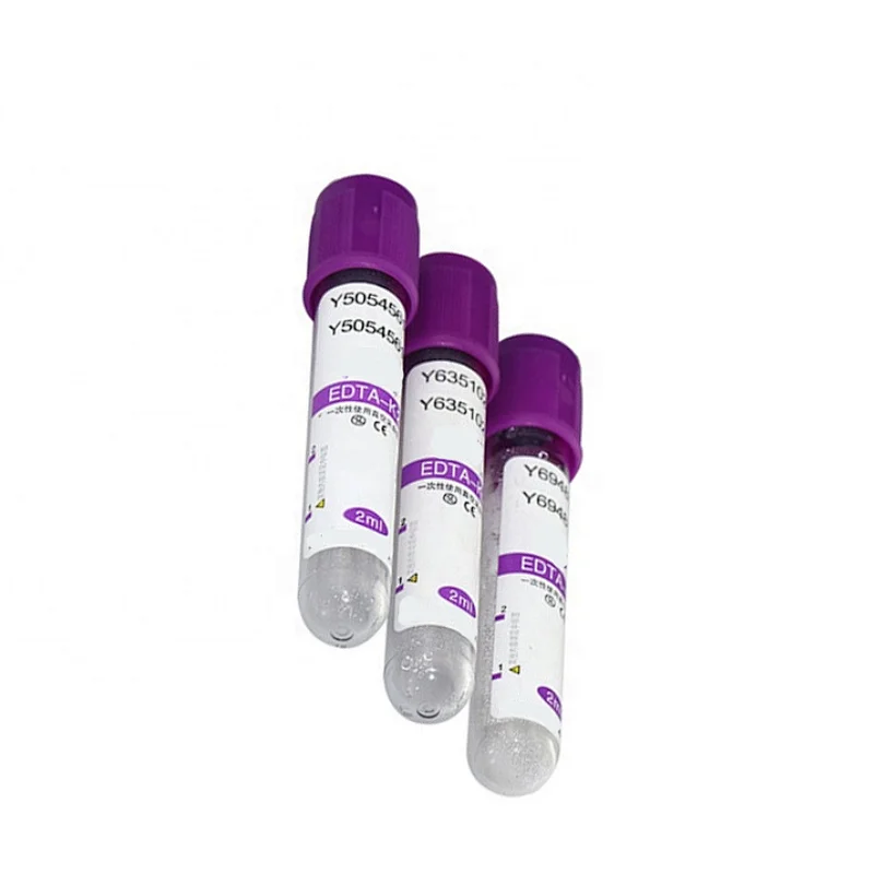 CE approved manufacturer medical Collect Blood Sample EDTA k3 k2 Vacuum Tube EDTA Vacuum Tube