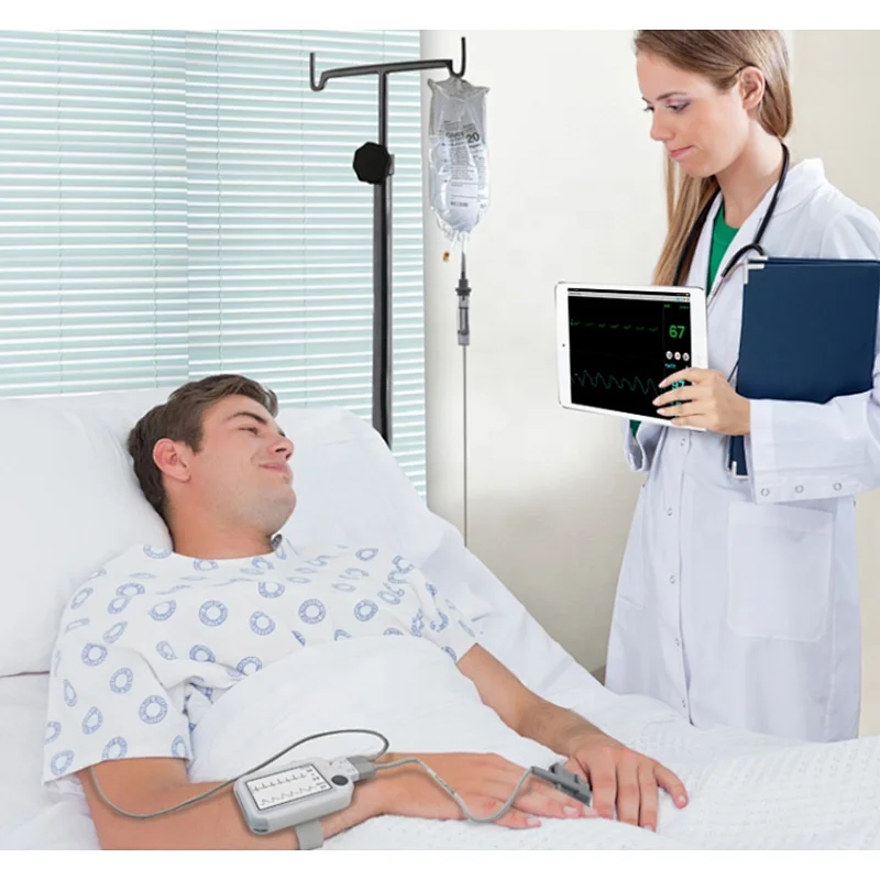 Checkme Pro Home Use Clinic Doctor Handheld Monitor ECG/EKG Holter Machine EKG Monitor