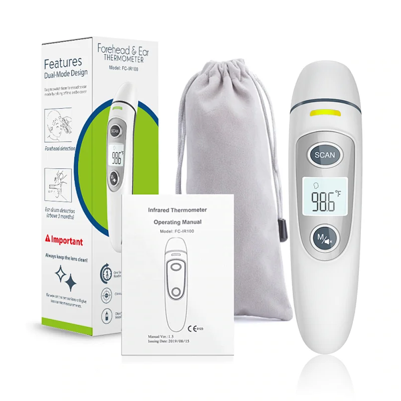 FDA approved hot sale Digital Non Contact infrared forehead Thermometers