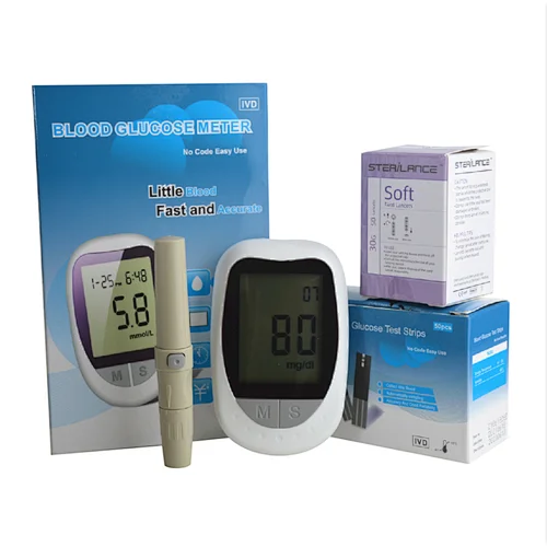 Blood Glucose Meter Medical Device for Measuring Blood Sugar Glucometer
