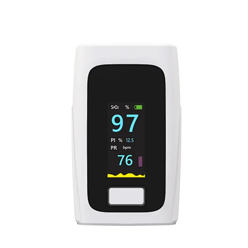 Bluetooth LED Oximetro Finger Pulse Oximeter Blood Oxygen Saturation Meter Fingertip Pulse Oximeter