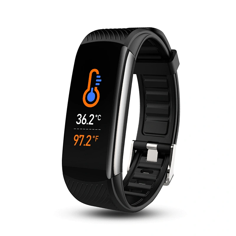 C6 China manufacturer Heart Rate BP Smart Bracelet Sport Fitness Smart Watch