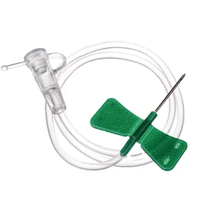 China medical sterile butterfly type iv infusion disposable scalp vein set