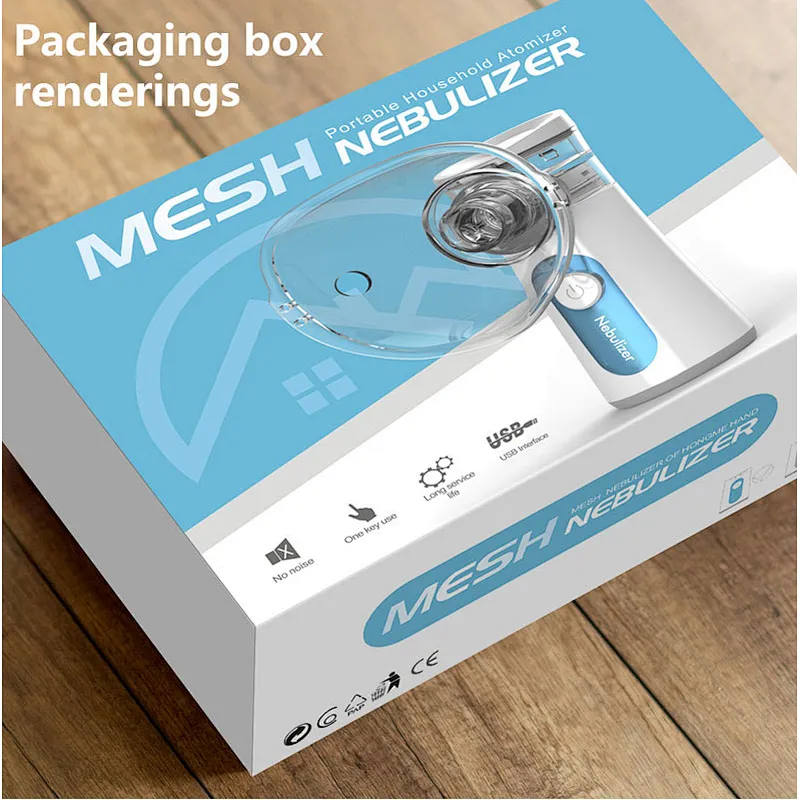 UN300 Portable Inhaler Mesh Nebulizer Handheld Portable Pocket Mesh Ultrasonic Nebulizer