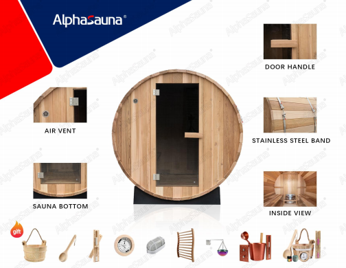 outdoor 2 person sauna