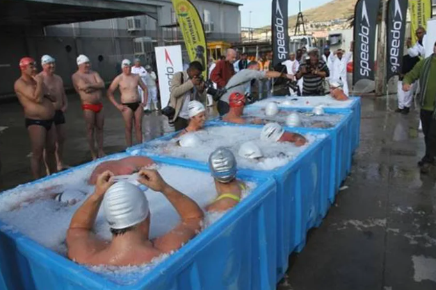 how to make an ice bath at home