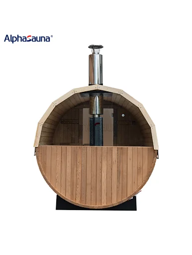 wood fired barrel sauna kit