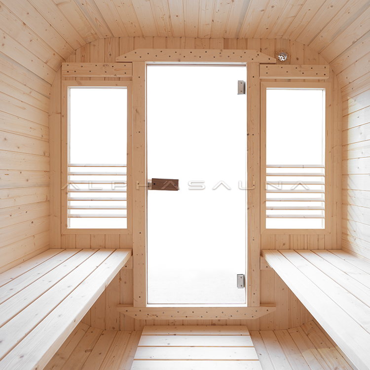 The question most people think of when they go to a sauna Can you