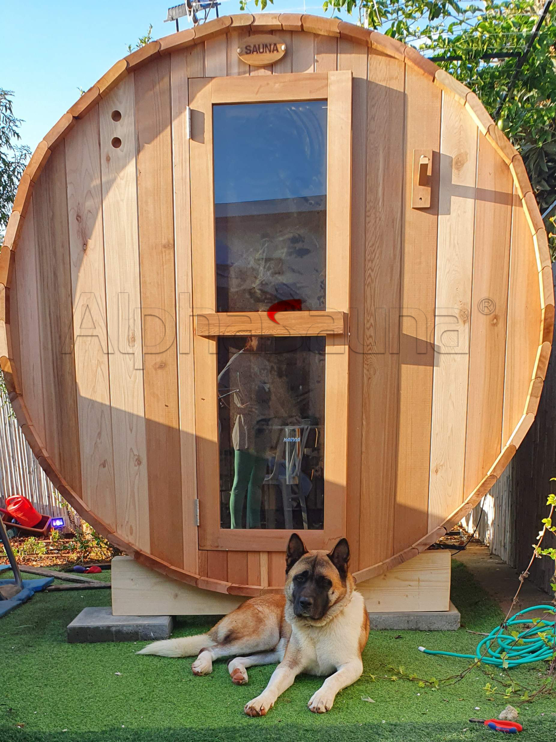 sauna wood fired