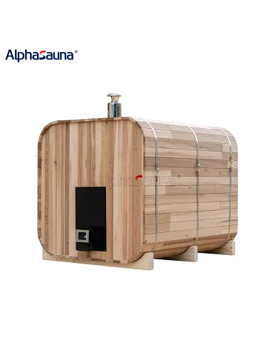 sauna outdoor wood fired