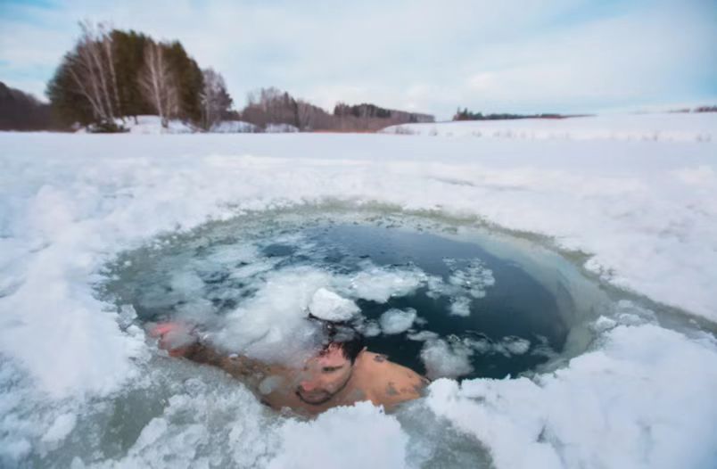 cold plunge after sauna