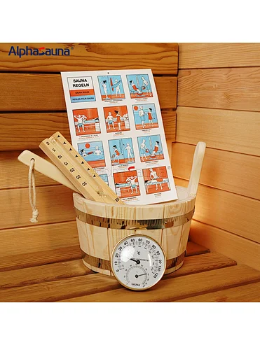 Wooden Sauna Kit-Alphasauna