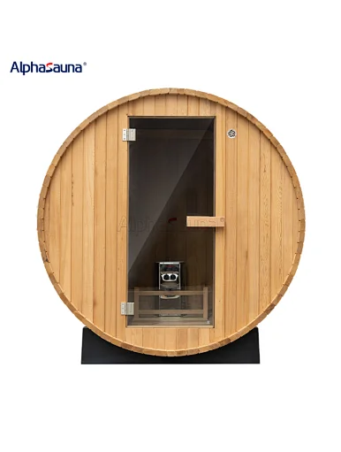 2 person outdoor barrel sauna
