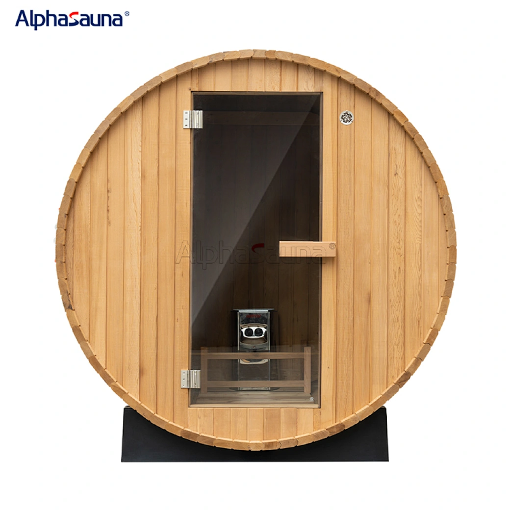 2 person outdoor barrel sauna