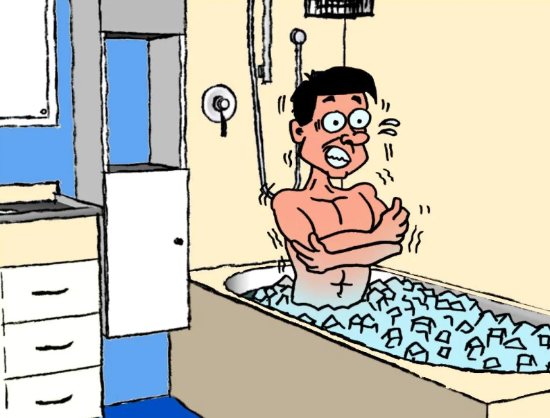 how do ice baths help sore muscles