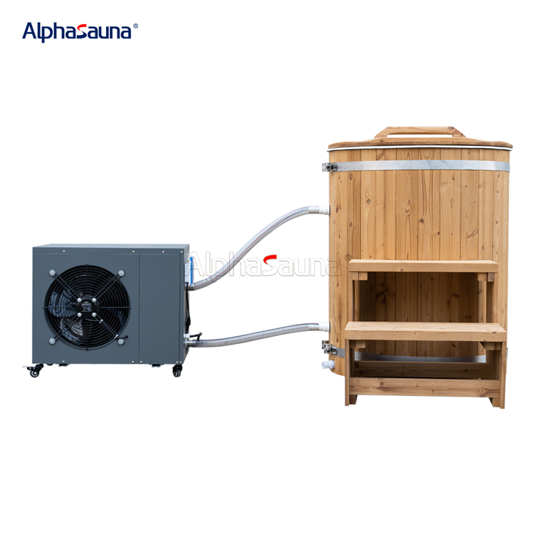 cold plunge and sauna