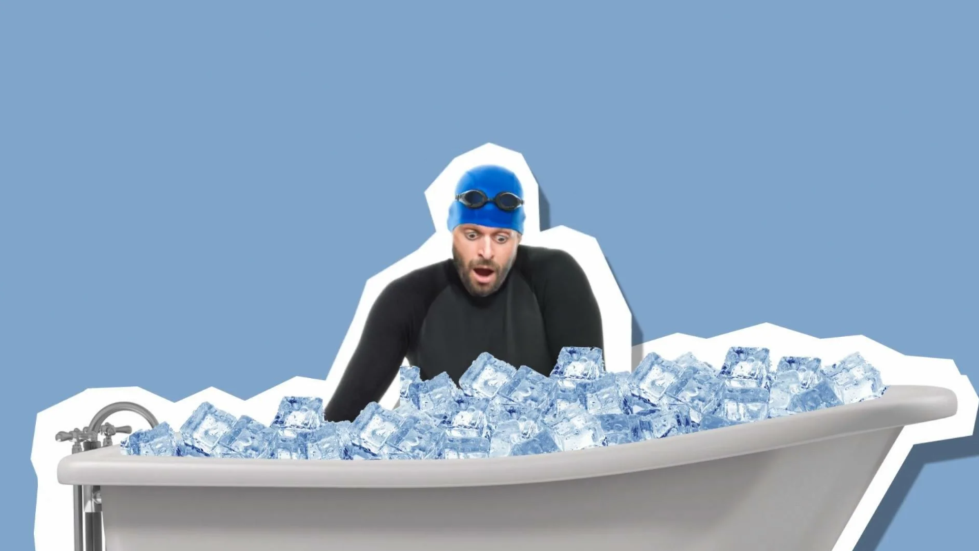 how long do athletes take ice baths