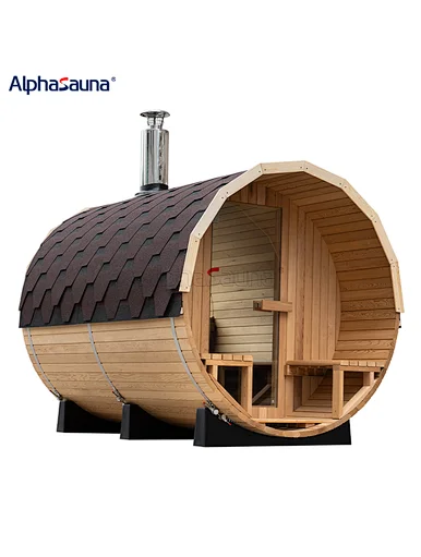 Wooden Barrel Sauna