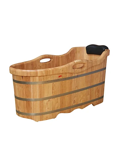 wooden bathing tub