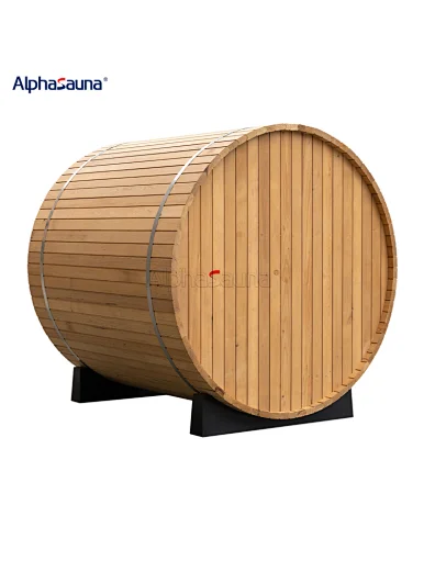 2 person barrel sauna wood fired
