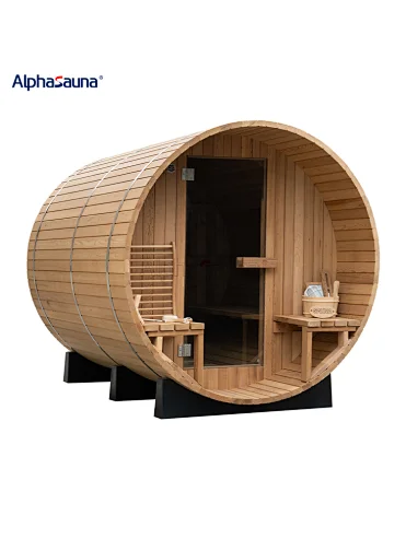 Outdoor Wood Sauna-Alphasauna