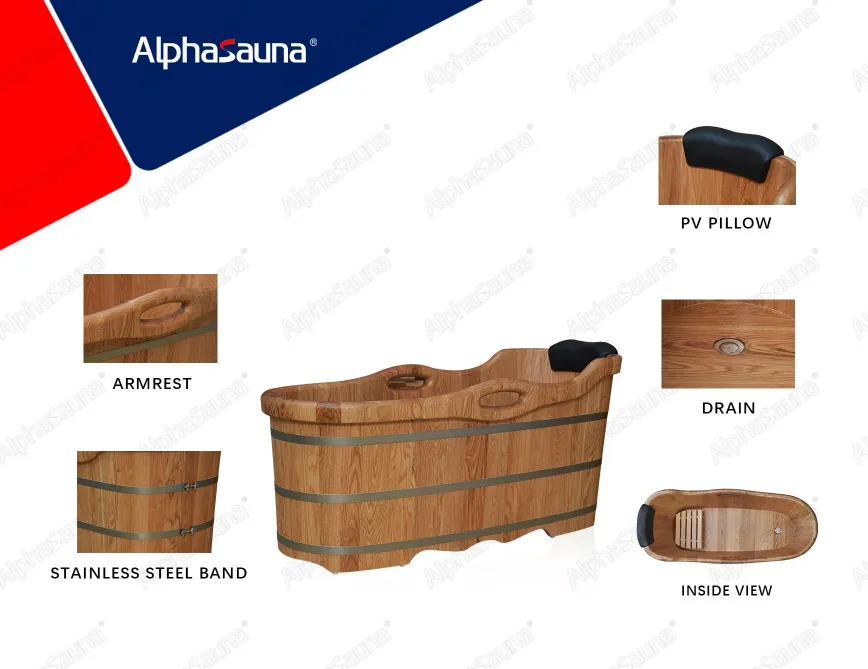wooden bath tubs