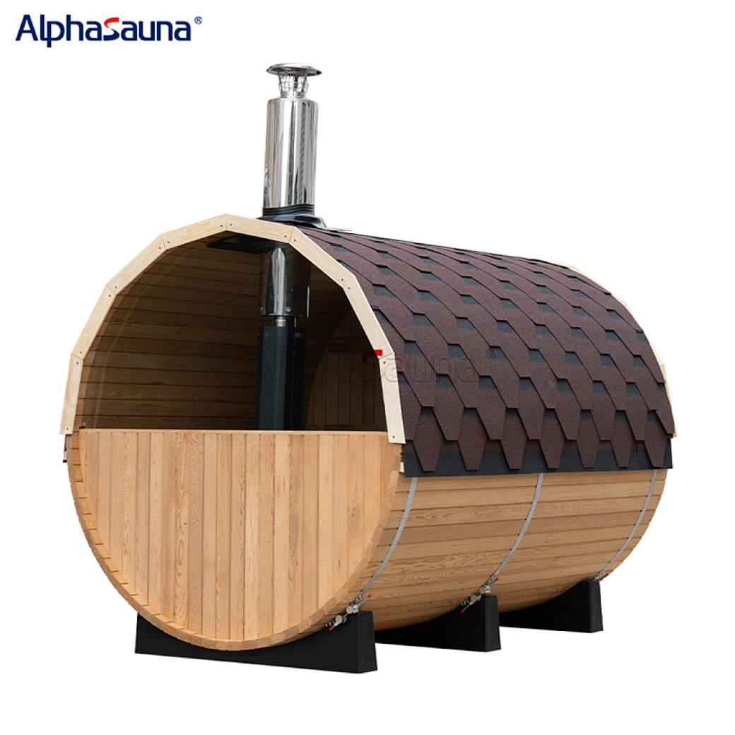 Wooden Barrel Sauna