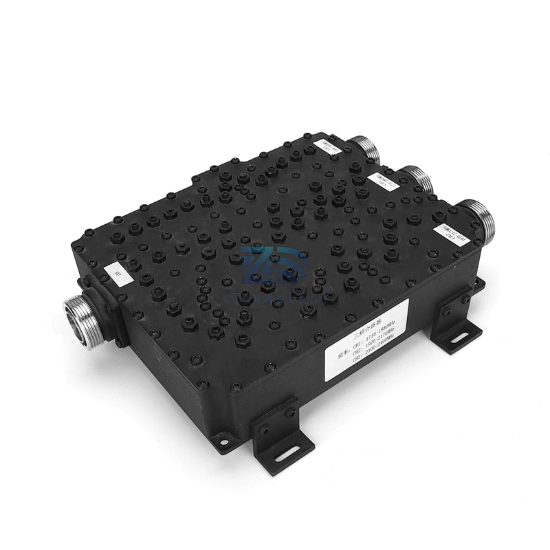 SHENZHEN ZD TECH CO., LTD 1800-2100-2300 Triplexer with DIN female ...