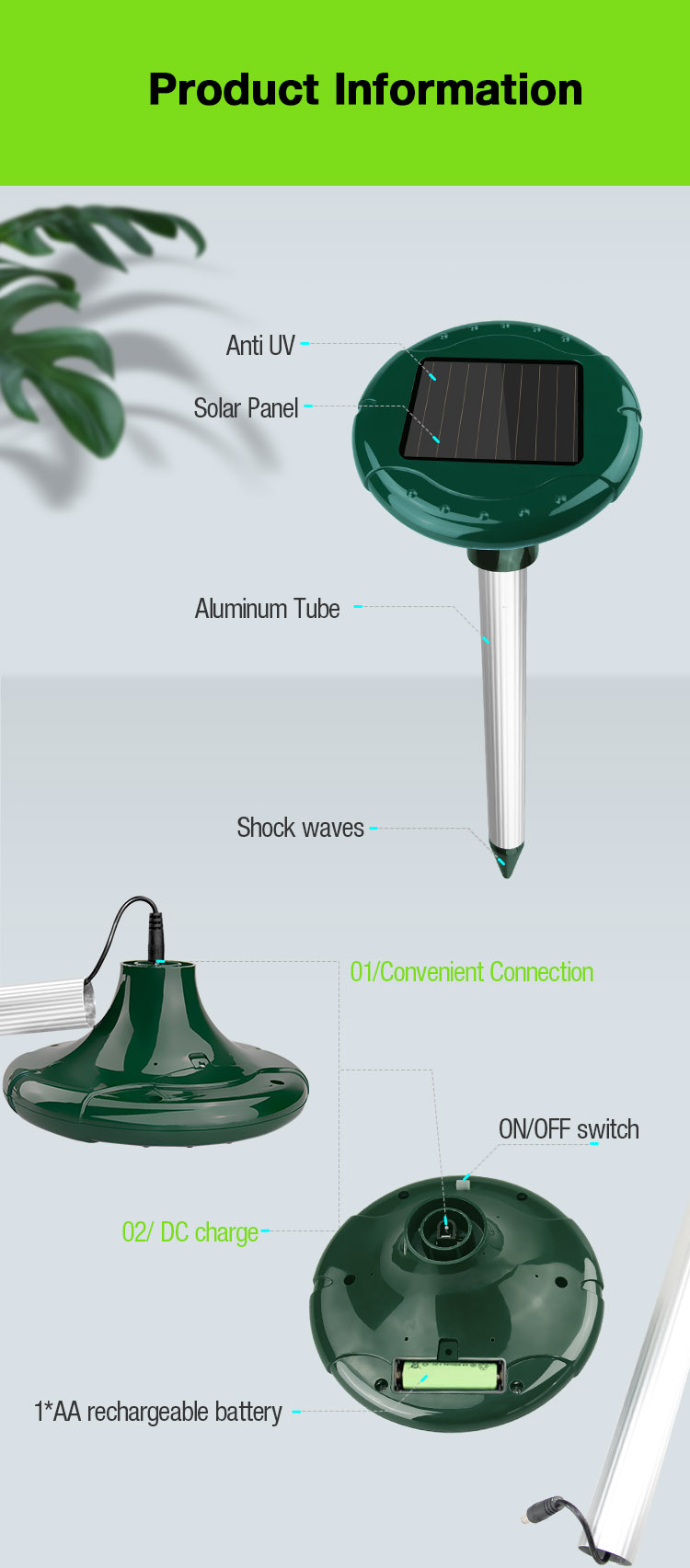 solar snake repeller manuafacturer