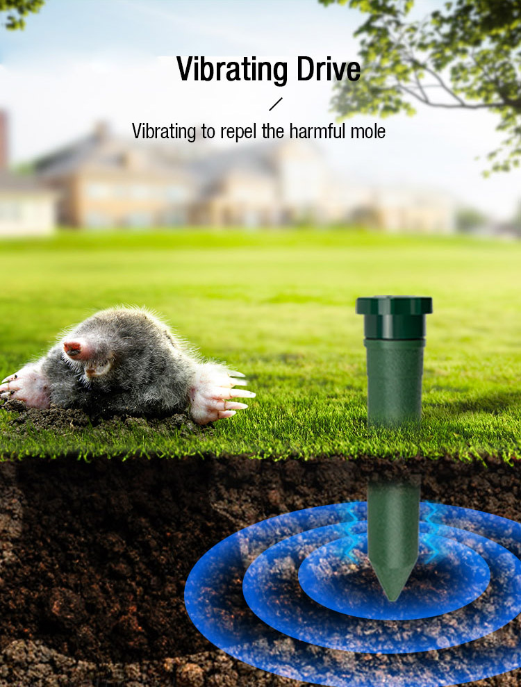 sonic mole repeller manuafacturer