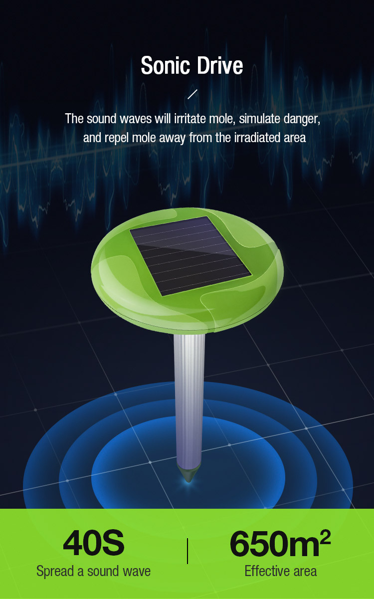 solar mole chaser manufacturer