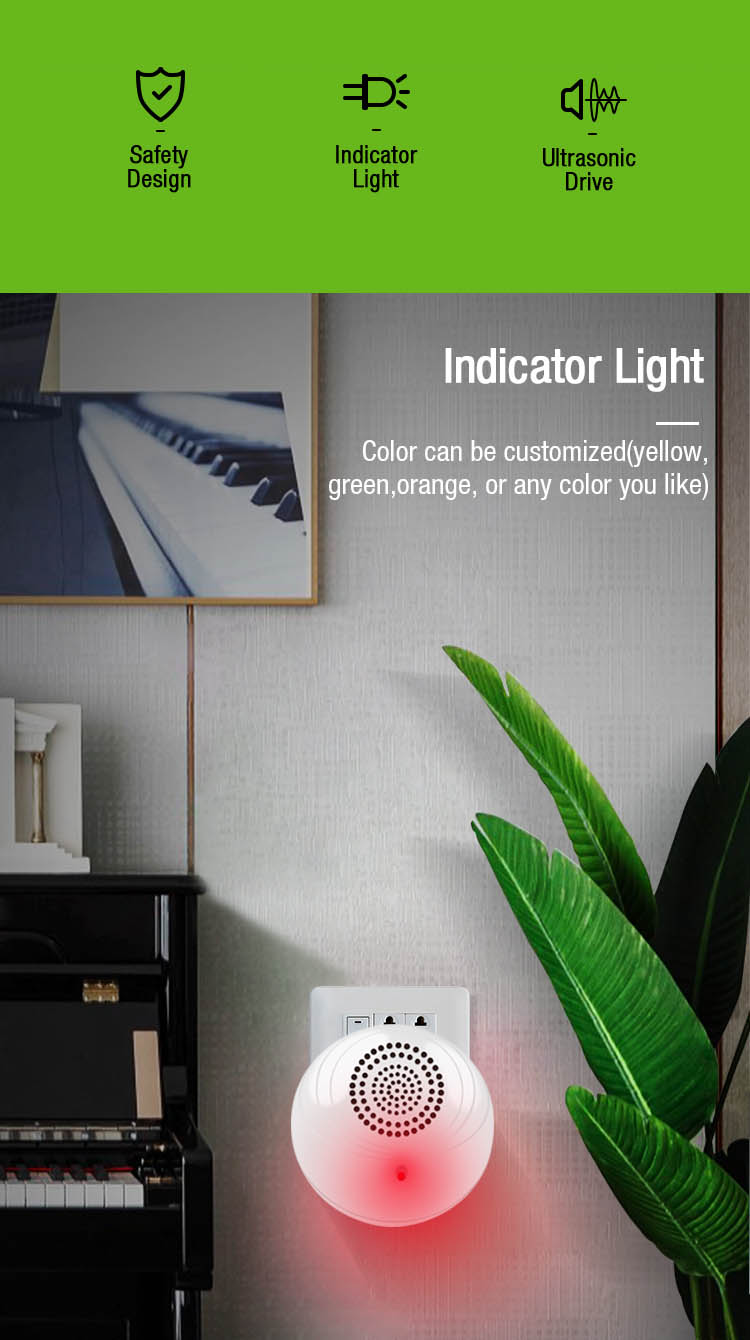 Ultrasonic indoor mosquito repellent