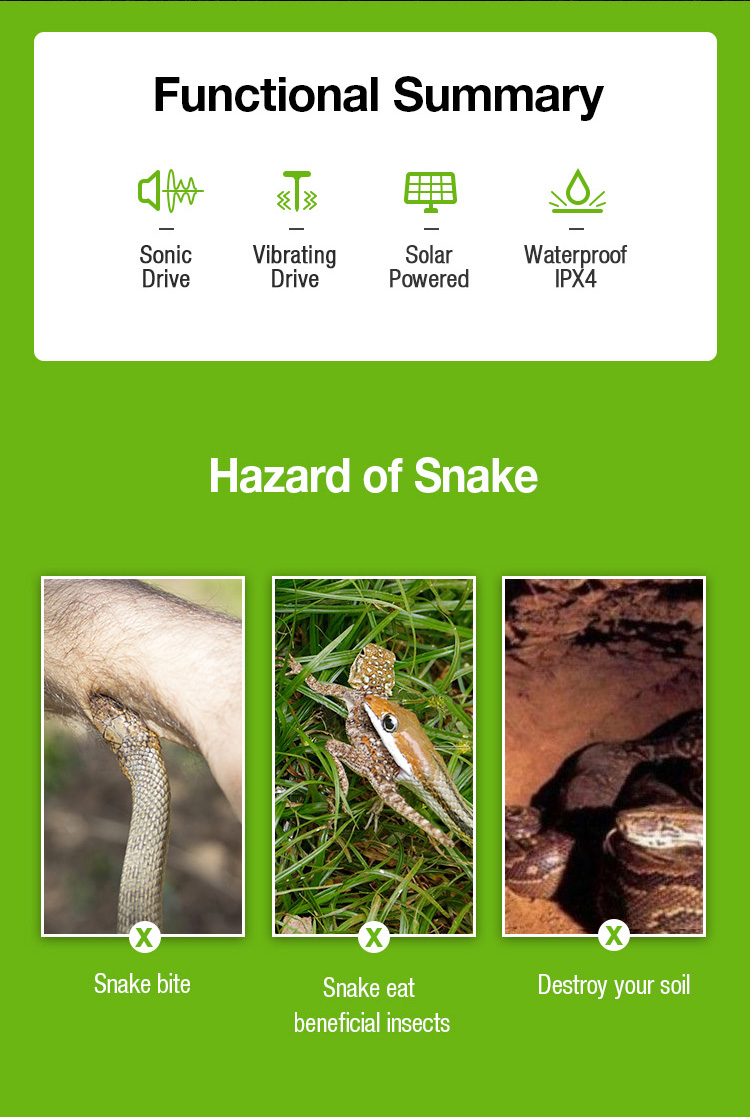 solar snake repeller manuafacturer 